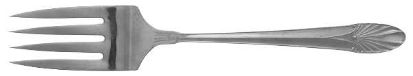 Aural (Stainless) Medium Solid Cold Meat Serving Fork