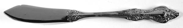 ESI10 (Silverplate) Flat Handle Master Butter Knife