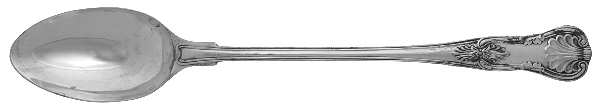 Kings (Silverplate) Large Solid Dressing Spoon