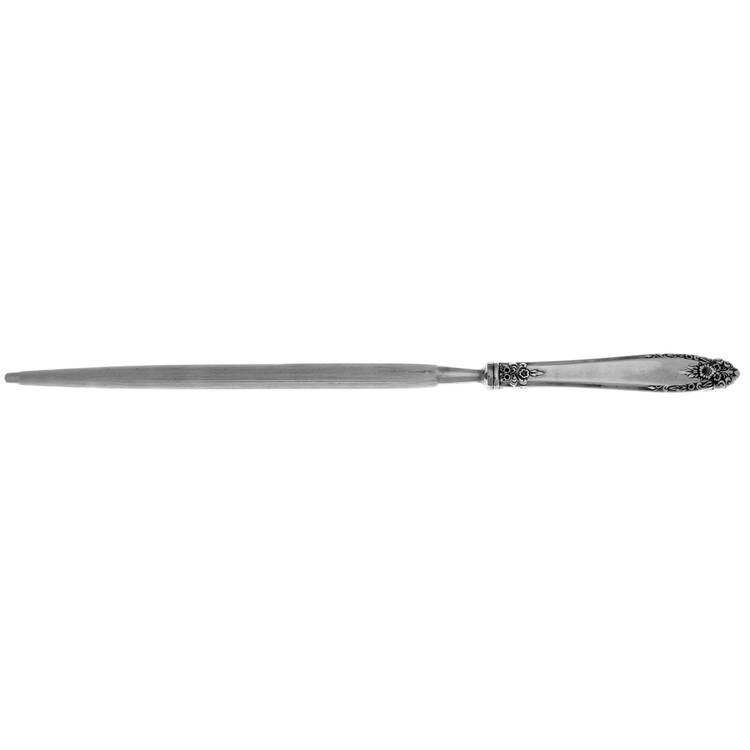 ELD15 (Silverplate, Nickel) Large Roast Steel Rod Knife Sharpener