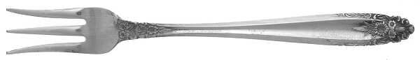 ELD15 (Silverplate, Nickel) Cocktail/Seafood Fork