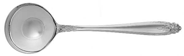 ELD15 (Silverplate, Nickel) Round Bowl Soup Spoon (Bouillon)