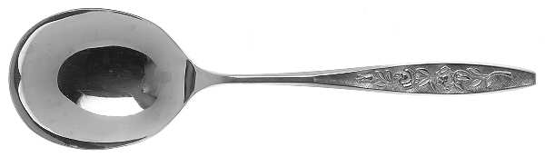 ELD18 (STAINLESS) Solid Smooth Casserole Spoon