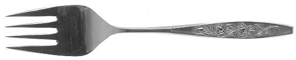 ELD18 (STAINLESS) Medium Solid Cold Meat Serving Fork