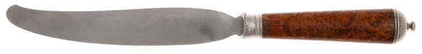 Conde-Round Briar Bur (Sterling) Modern Hollow Knife