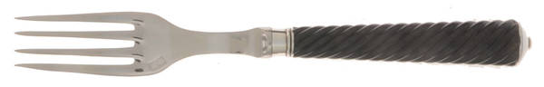 Montaigne-Twisted Black Wood (Silverplate) Individual Salad Fork