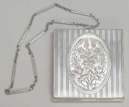 Sterling Hollowware Compact with Mirror