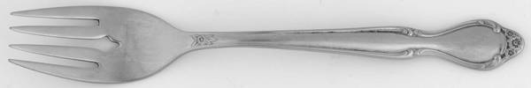 Wedding Rose (Stainless) Individual Salad Fork