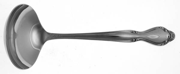 Wedding Rose (Stainless) Solid Gravy Ladle