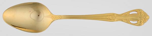 Alcinda(Gold Electroplate) Place/Oval Soup Spoon