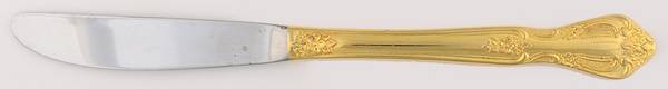 Alcinda(Gold Electroplate) Modern Solid Knife