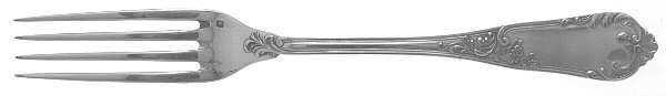 Rocaille (Silverplate) Fork