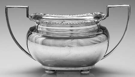 210 (Silverplate, Hollowware) Sugar Bowl No Lid