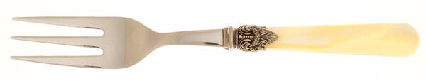 Napoleon-Pearl Ivory (Stainless) Large Solid Cold Meat Serving Fork