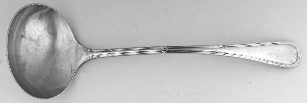 ELK9 (Silverplate) Solid Soup Ladle