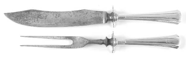 ELM2 (Sterling) Small Stainless Blade 2-Piece Steak Carving Set