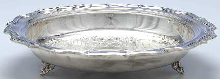 1779 (Silverplate, Hollowware) Footed Pie Plate