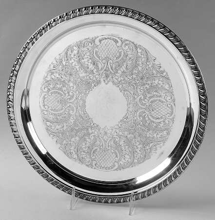 1779 (Silverplate, Hollowware) 12" Round Tray