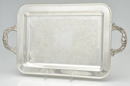 Silverplate Hollowware 13" Rectangular Tray