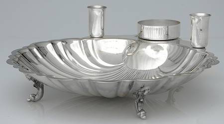 Silverplate Hollowware Silverplate Shrimp Cocktail Shell Bowl