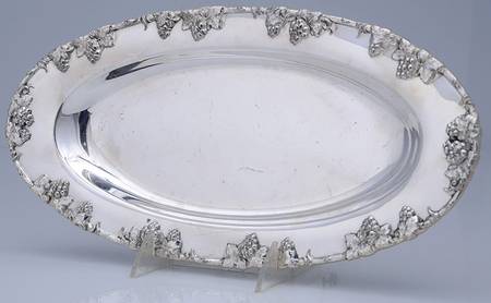 Silverplate Hollowware 14" Bread Tray