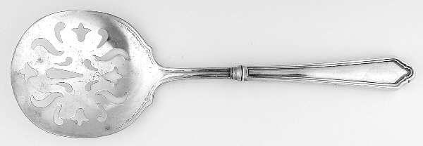 ELM4 (Sterling) Tomato Server with Silverplate Blade
