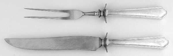 ELM4 (Sterling) Small Stainless Blade 2-Piece Steak Carving Set