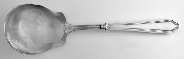 ELM4 (Sterling) Casserole Spoon with Smooth Silverplate Bowl