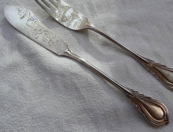 ELK18 (Silverplate) Individual Solid Fish Knife