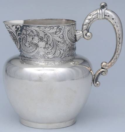 Silverplate Hollowware Silverplate Water Pitcher