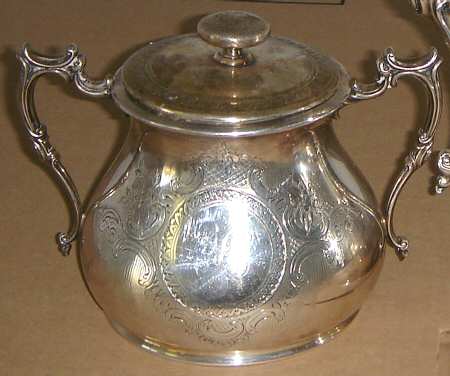 5873 (Silverplate, Hollowware) Sugar Bowl & Lid