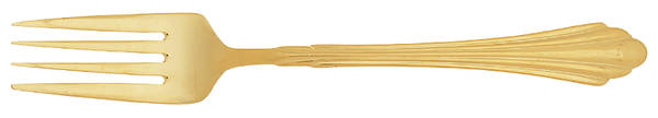 EXF25 (Gold Electroplate) Individual Salad Fork