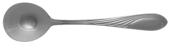 ILA3(Stainless) Round Bowl Soup Spoon (Gumbo)