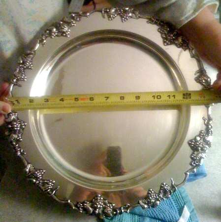 5336 (Silverplate, Hollowware) 14" Round Tray
