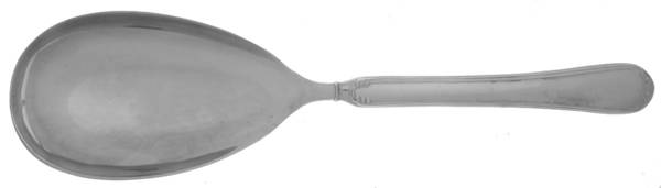 Rim (Silverplate) Salad Serving Spoon with Plated Bowl