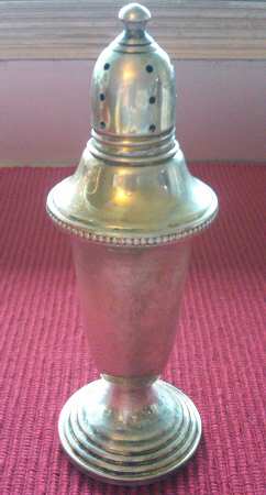 Sterling Salt & Pepper Sets Weighted Salt Shaker