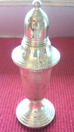 Sterling Salt & Pepper Sets Weighted Pepper Shaker