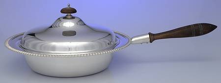 05421 (Silverplate, Hollowware) Chafing Dish & Lid