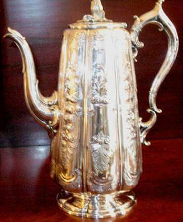 3534 (Silverplate, Hollowware) Silverplate Coffee Pot