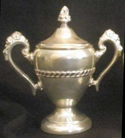 ETH1 (Silverplate, Hollowware) Sugar Bowl & Lid