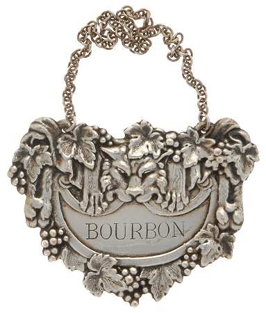 Silverplate Hollowware Decanter Label