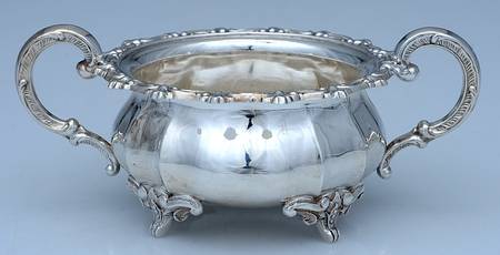 EUF9 (Sterling, Hollowware) Mini Open Sugar Bowl