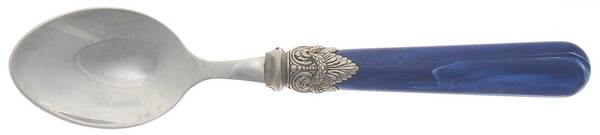Napoleon-Venato Blue (Stainless) Oval Place Soup Spoon
