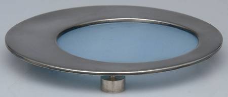 Eccentric Blue (Silverplate, Hollowware) Wine Bottle Coaster