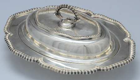 4412-11 (Silverplate, Hollowware) Oval Covered Vegetable