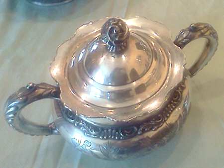 45 (Silverplate, Hollowware) Sugar Bowl & Lid