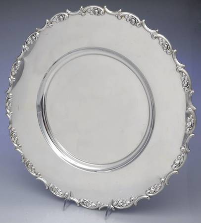 EUF8 (Silverplate, Hollowware) 16" Round Tray