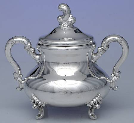 EIL3 (Sterling, Hollowware) Sugar Bowl & Lid