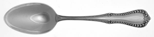 Georgian Bead (Sterling) Place/Oval Soup Spoon
