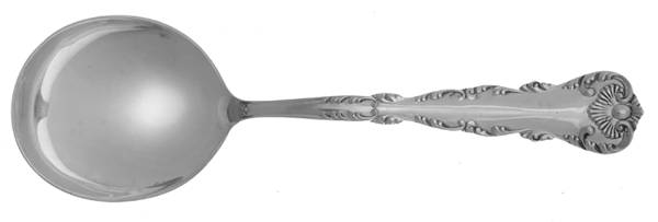 Neapolitan (Sterling, 1895) Round Bowl Soup Spoon (Bouillon)